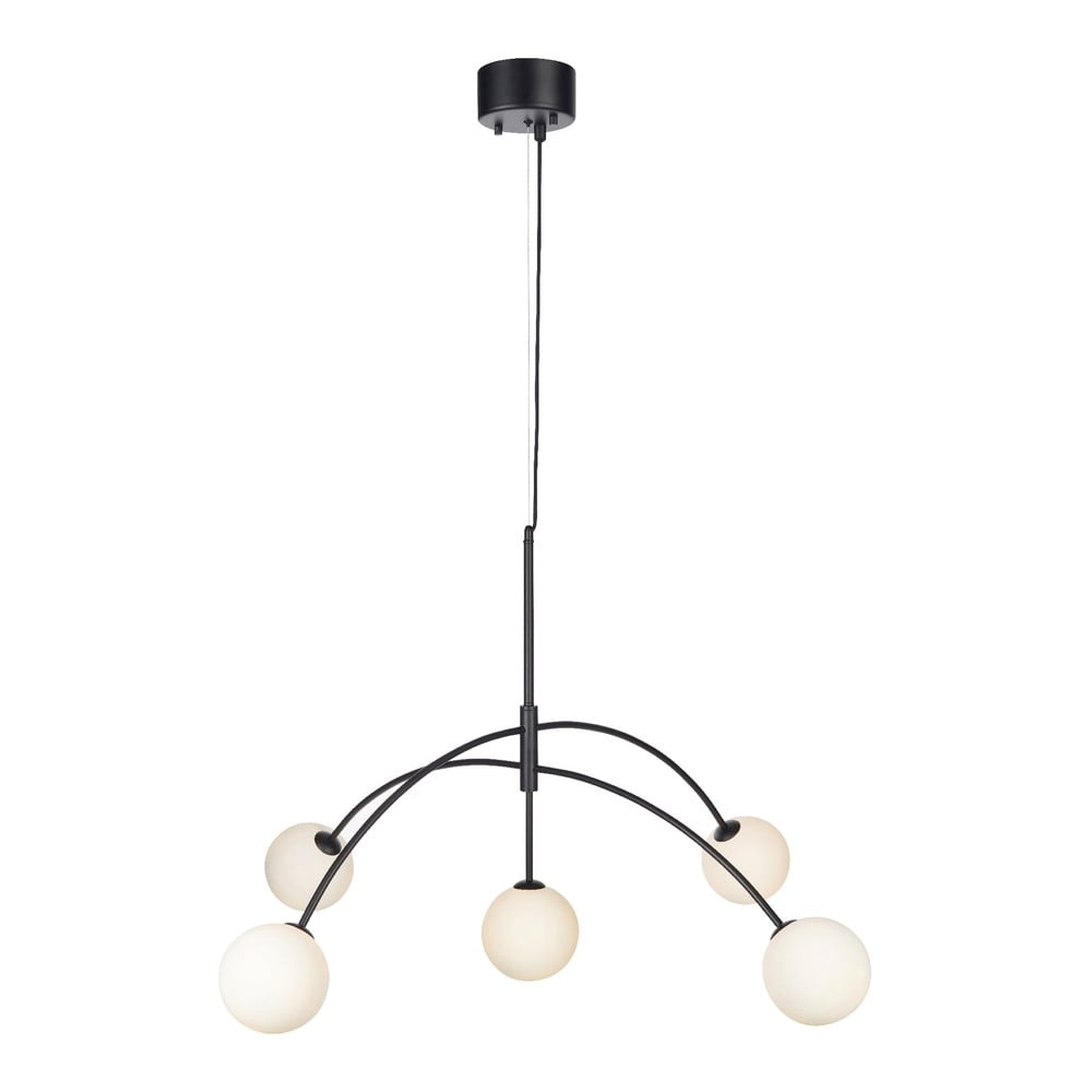 Čierne závesné svietidlo Markslöjd Heavn