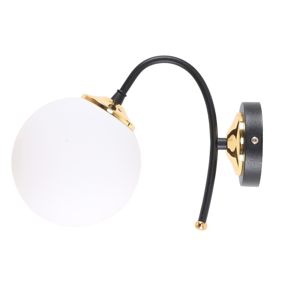 Biele/čierne nástenné svietidlo ø 15 cm Yoyo – Squid Lighting