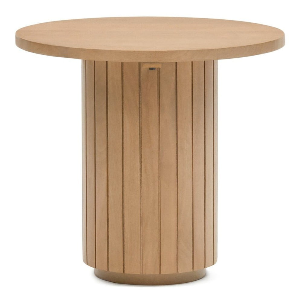 Okrúhly odkladací stolík z mangového dreva ø 60 cm Licia - Kave Home