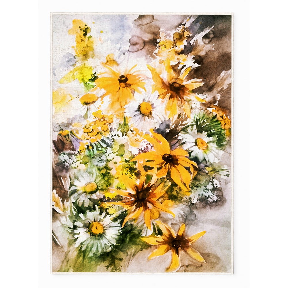 Žltý prateľný koberec 80x140 cm New Carpets - Oyo home