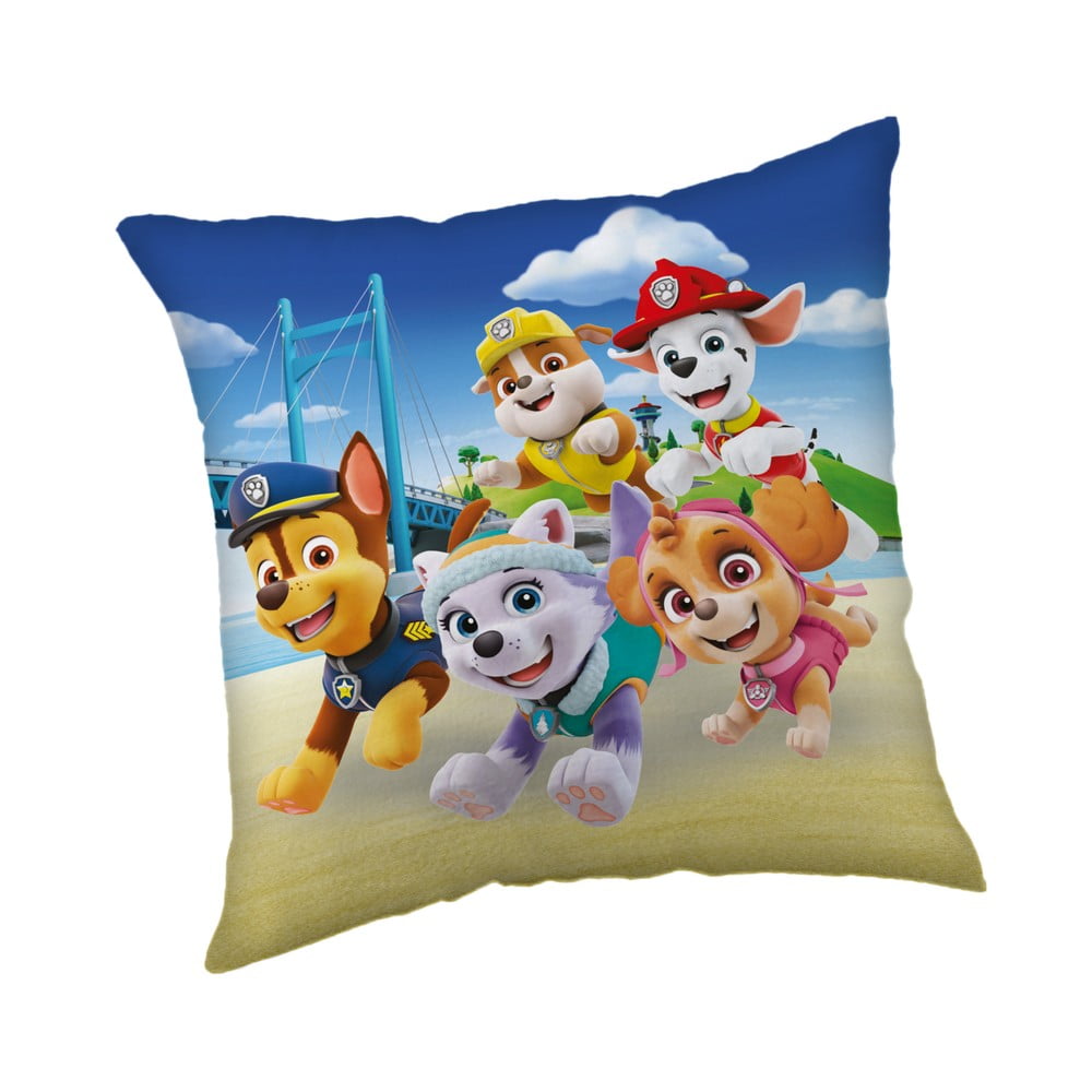 Detský vankúšik 40x40 cm Paw Patrol "Bridge" – Jerry Fabrics