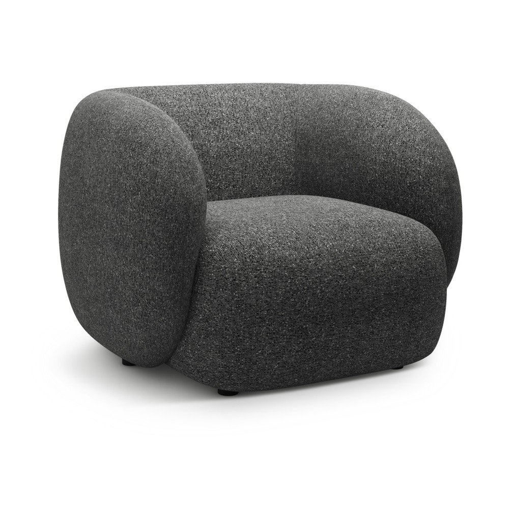 Tmavosivé kreslo Kate – Micadoni