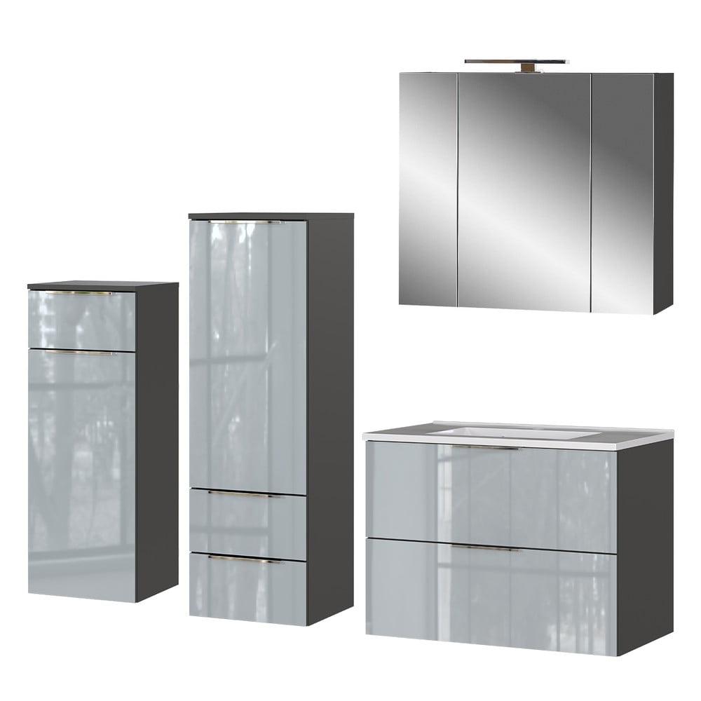 Sivá kúpeľňová zostava Vasio – Germania