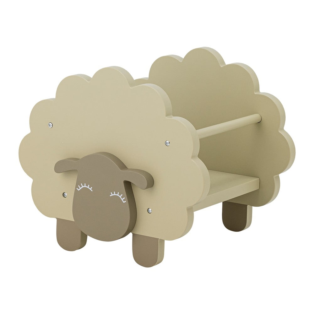 Béžová detská knižnica 30