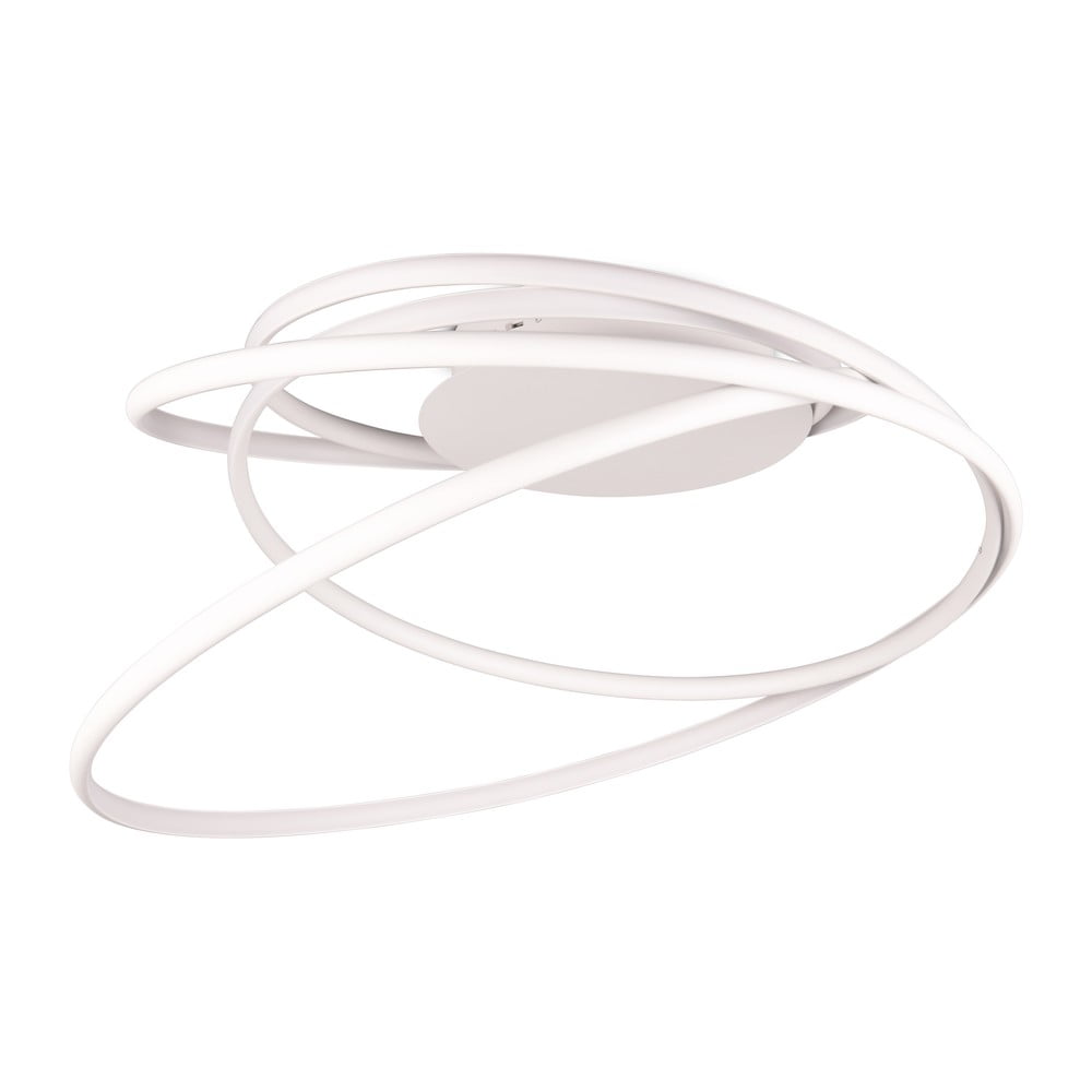 Biele LED stropné svietidlo s kovovým tienidlom Nala – Trio Select