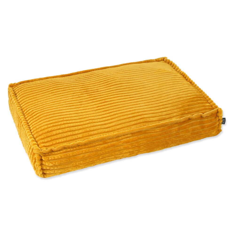 Matrac pre psa v horčicovej farbe 80x50 cm Dog Fantasy Stripe – Plaček Pet Products