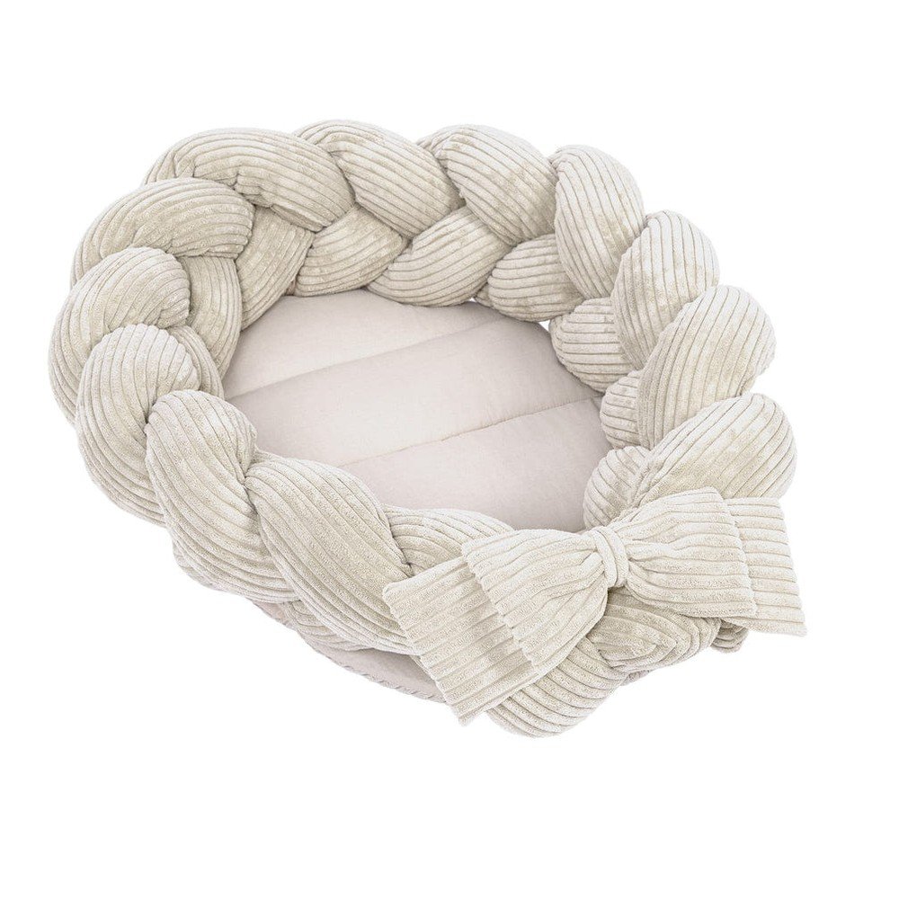 Béžové hniezdočko pre bábätko 47x70 cm – Meowbaby