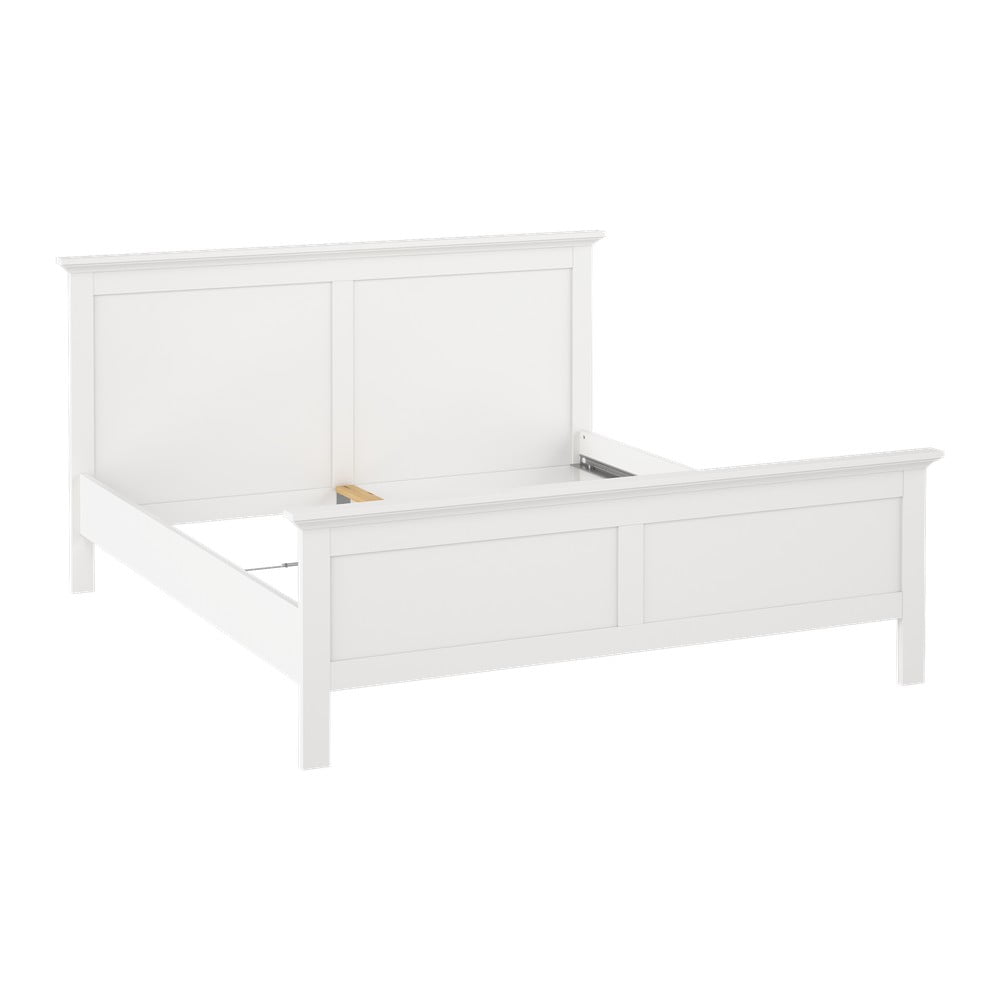 Biela dvojlôžková posteľ 180x200 cm Paris – Tvilum