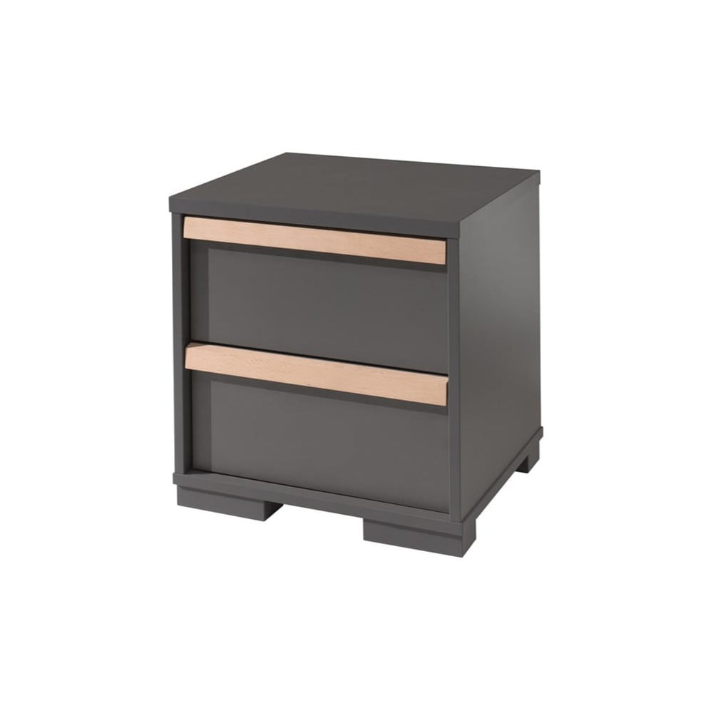 Tmavosivý detský nočný stolík London – Vipack