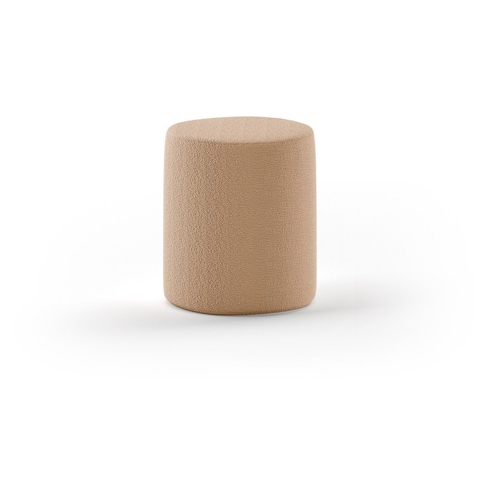 Hnedý detský puf z textílie buklé Forrest – Vipack