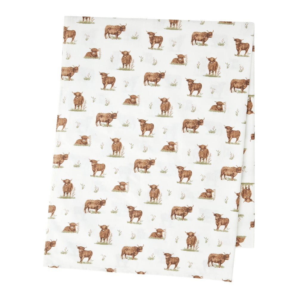 Bavlnený obrus 137x229 cm Angus Highland Cow – Catherine Lansfield