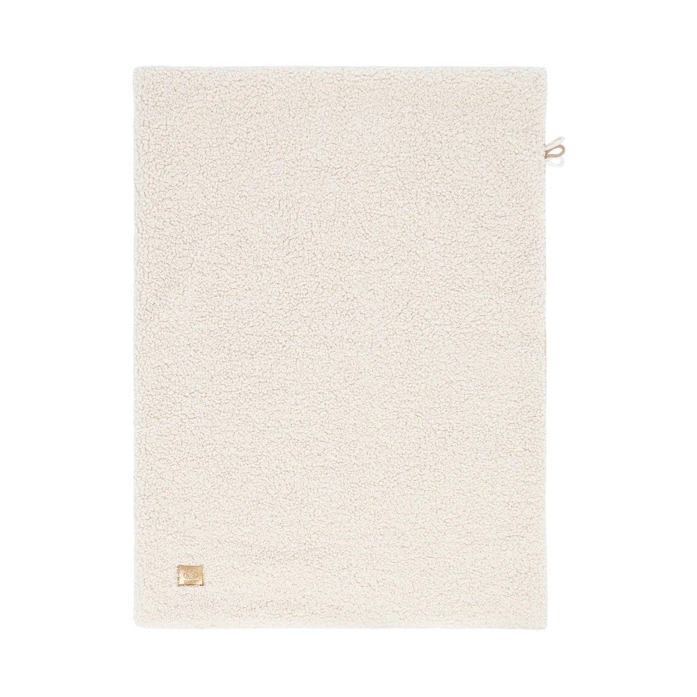 Krémová detská deka s baránkom 100x77 cm – Meowbaby