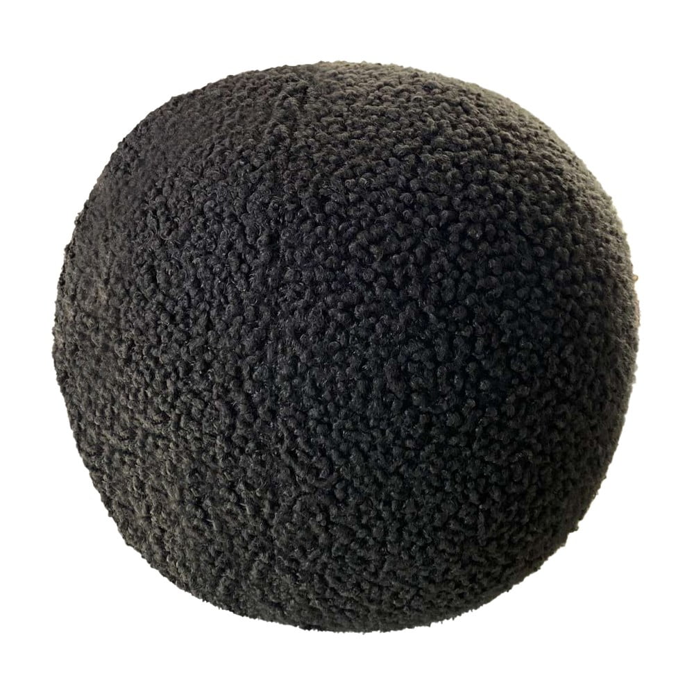 Dekoračný vankúš z materiálu buklé ø 25 cm Top – Mioli Decor