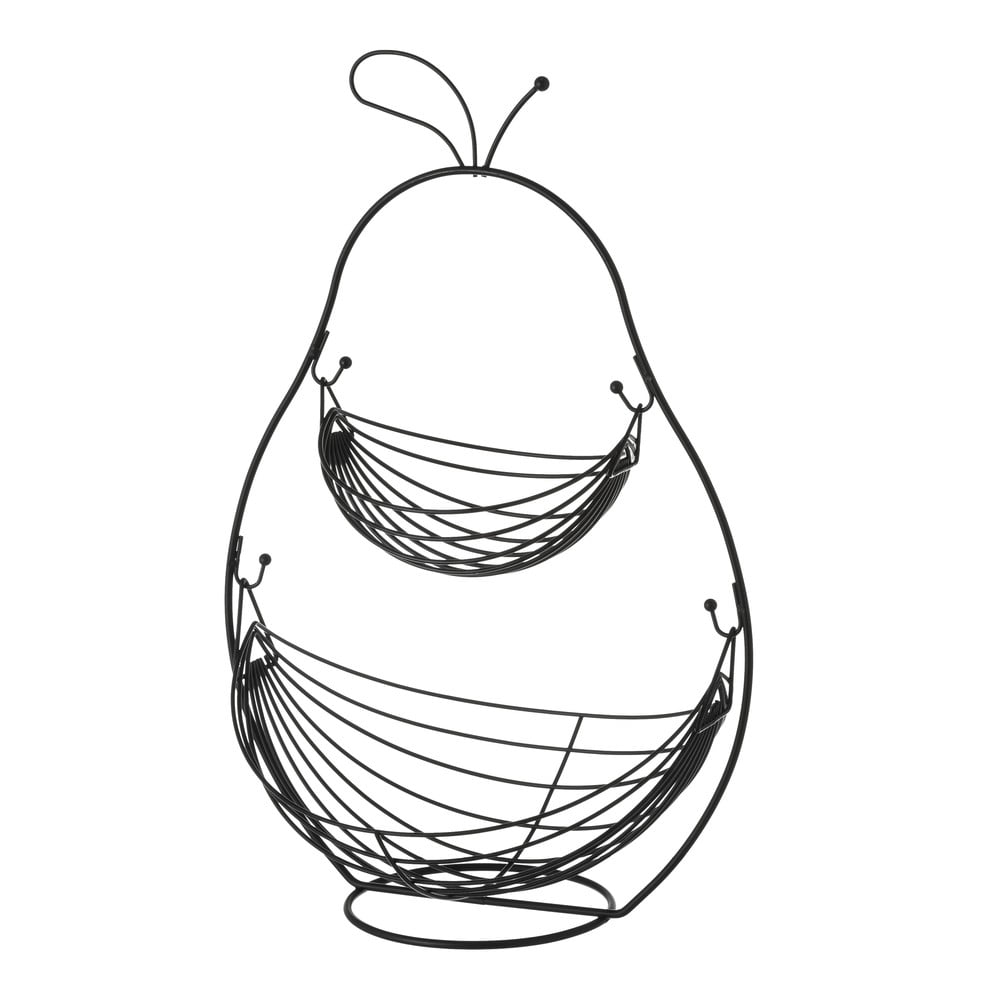 Dvojposchodový košík na ovocie Casa Selección metal