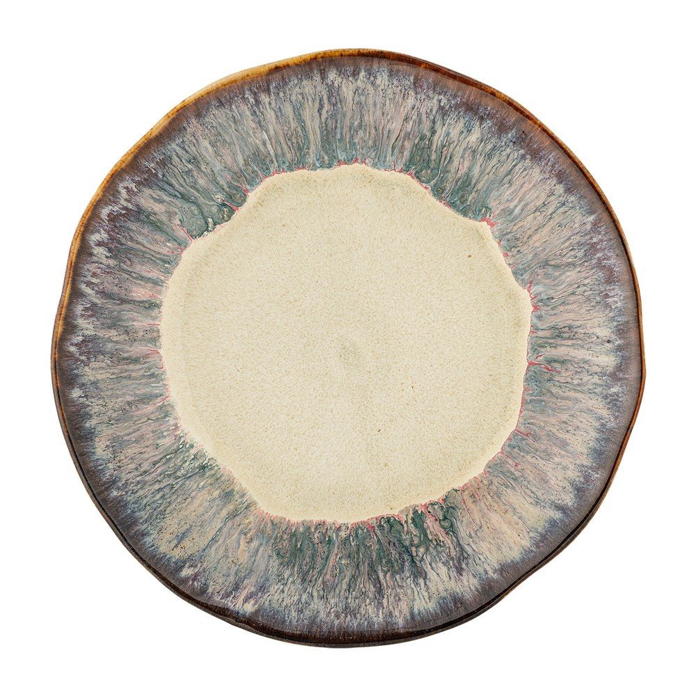 Béžový dezertný kameninový tanier ø 16