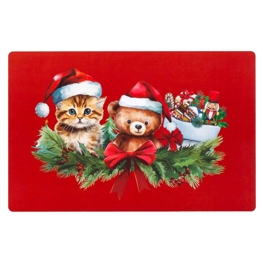 Plastové prestieranie s vianočným motívom 28