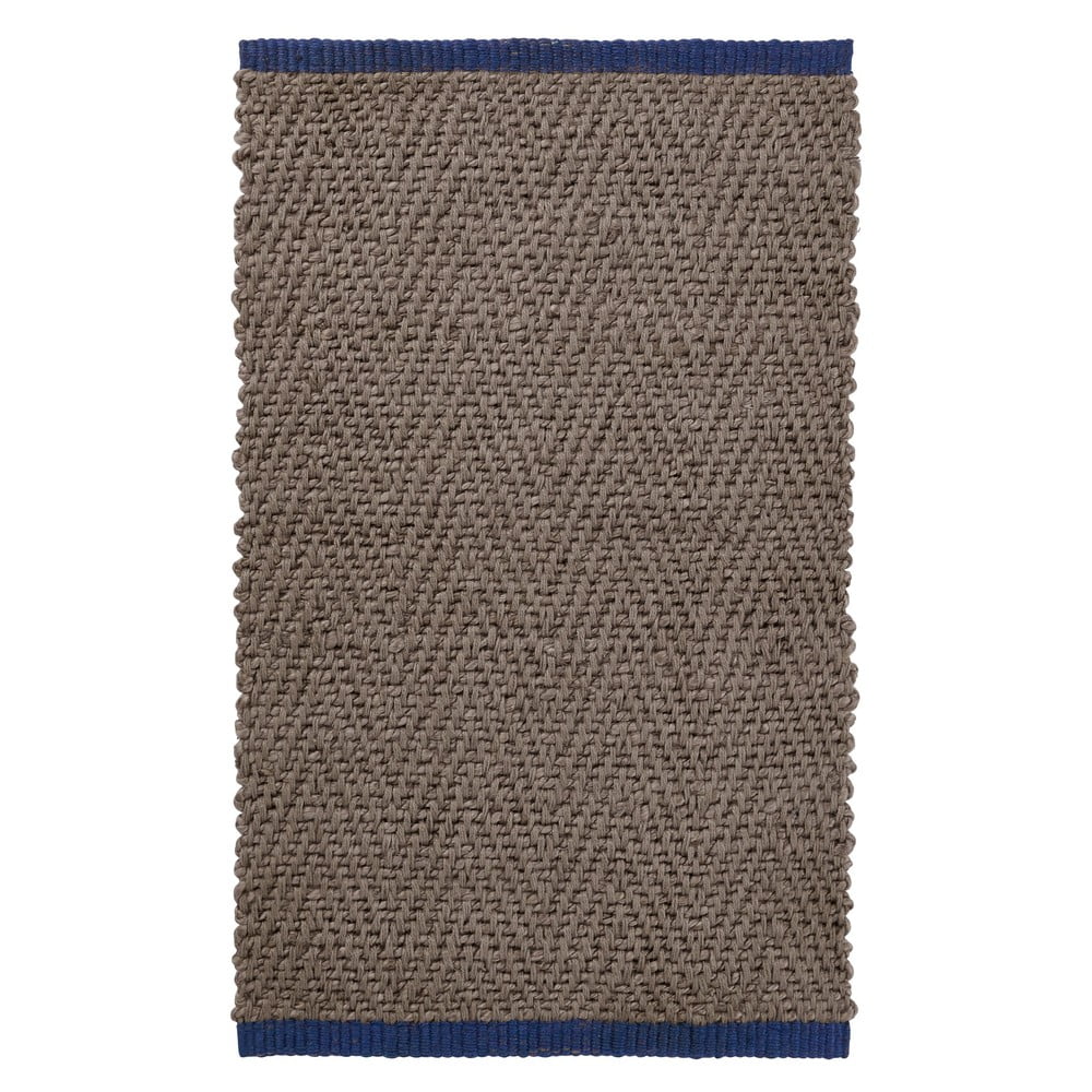 Hnedý jutový koberec 50x80 cm Notes – Mette Ditmer Denmark