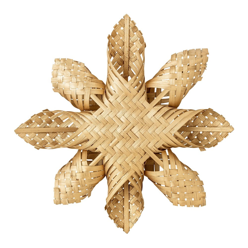 Bambusová závesná vianočná dekorácia ø 33 cm Hani – Bloomingville