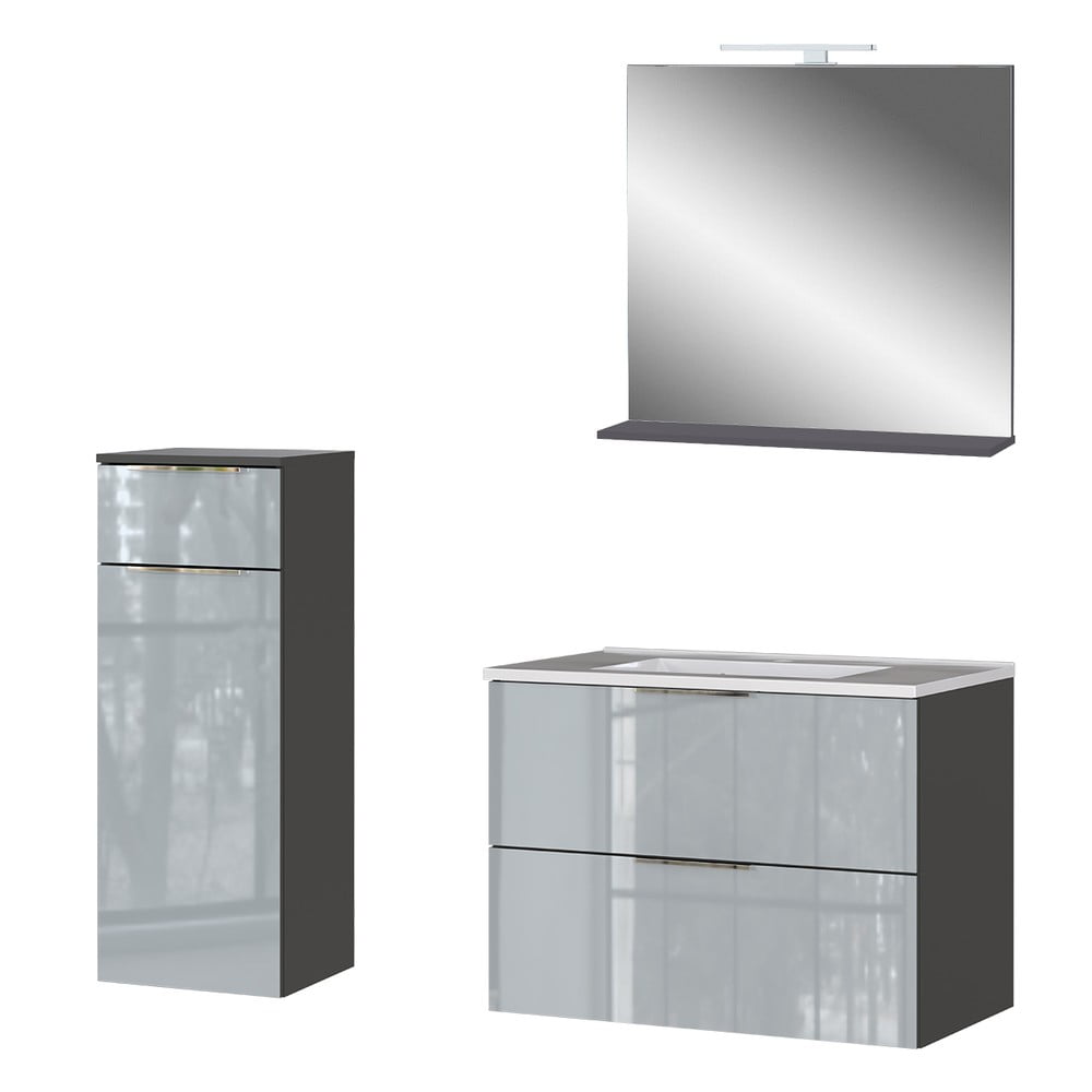 Sivá kúpeľňová zostava Vasio – Germania