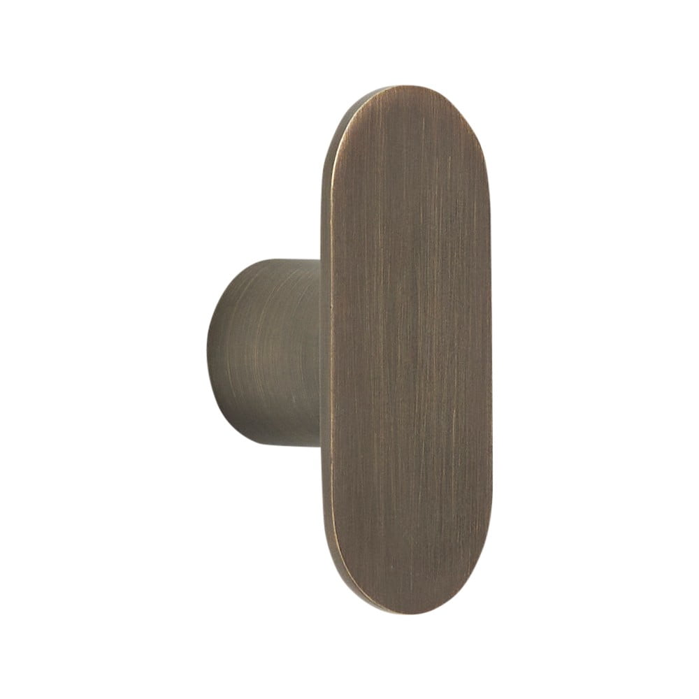 Hnedý nástenný kovový háčik Piccolo – Hübsch