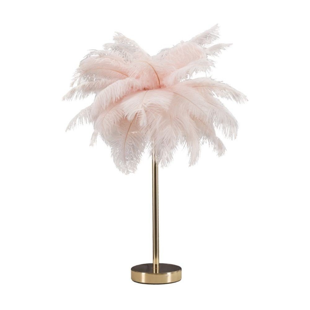 Ružová/v zlatej farbe stolová lampa (výška  55 cm) Palm Pink – Mauro Ferretti