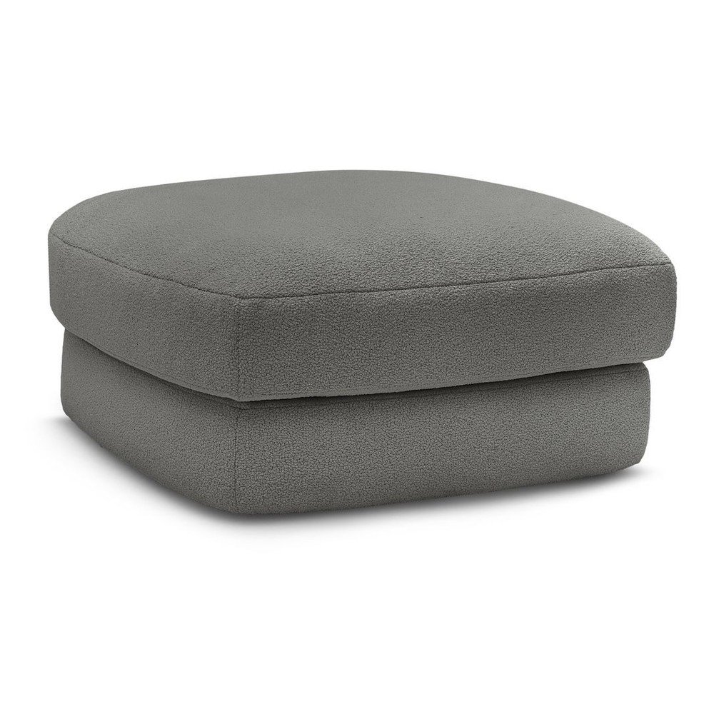 Tmavosivá podnožka z textílie buklé Leonore – Bobochic Paris