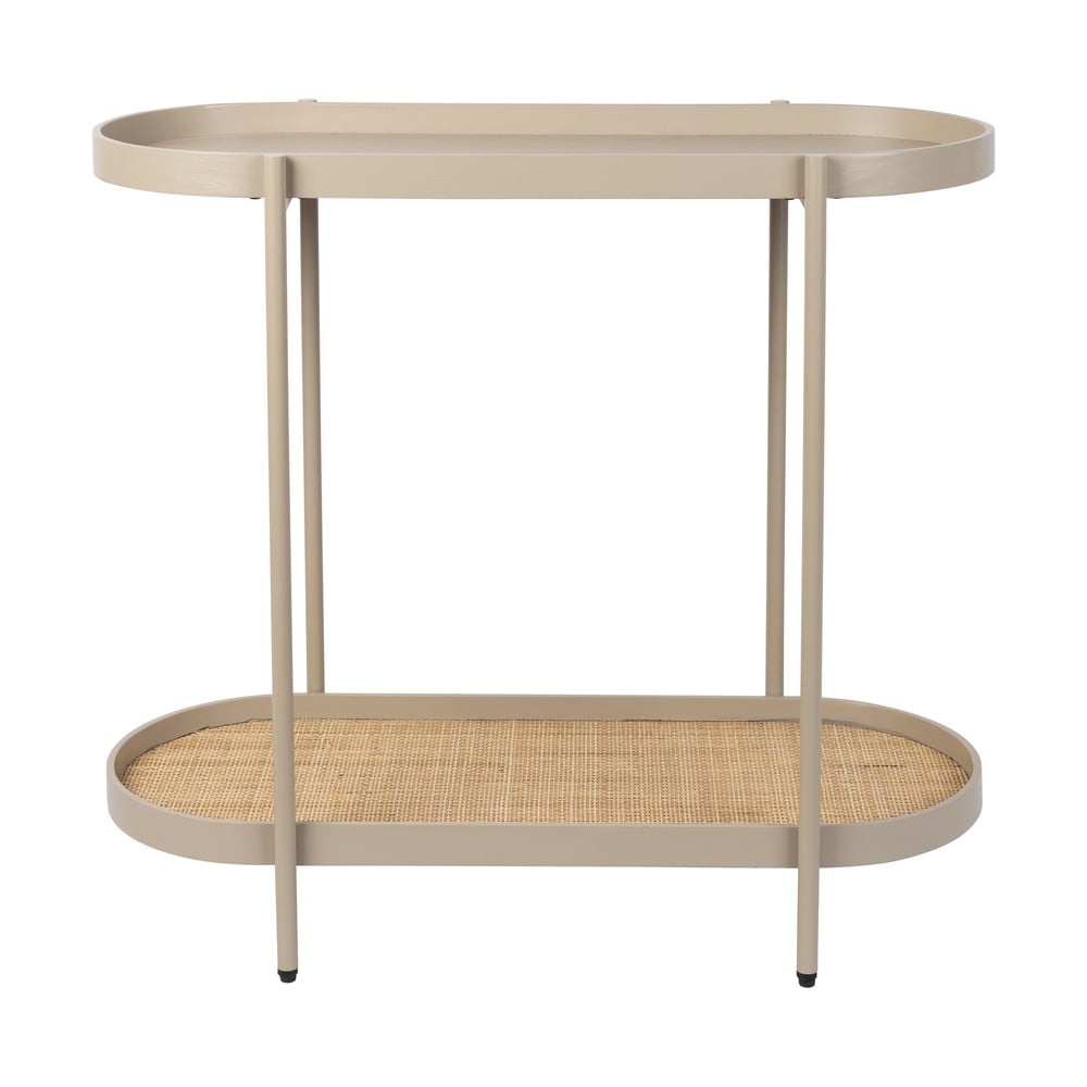 Béžový konzolový stolík 39x85 cm Amaya – White Label