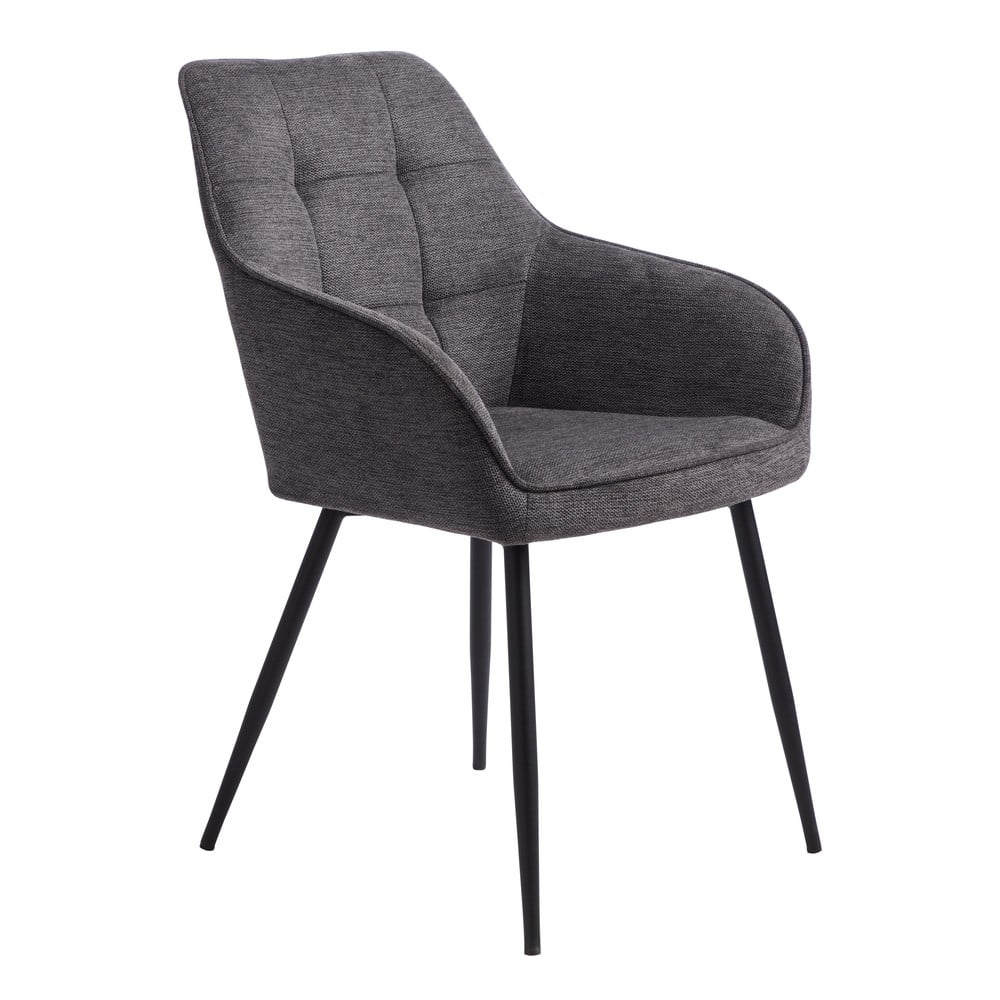 Tmavosivá jedálenská stolička Nolan – Unique Furniture