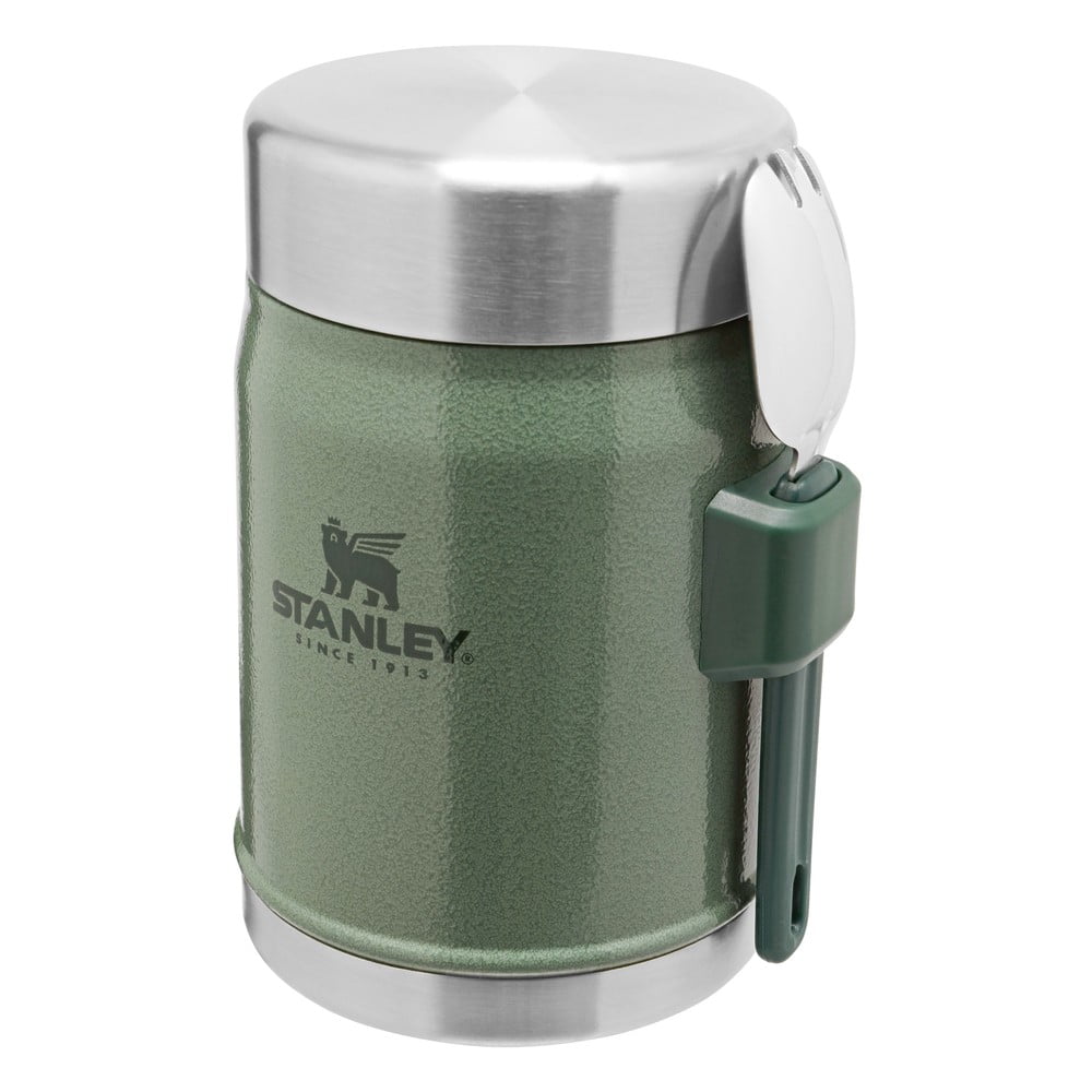 Zelená termoska na jedlo z nehrdzavejúcej ocele 400 ml Legendary Classic Hammer Tone Green – Stanley