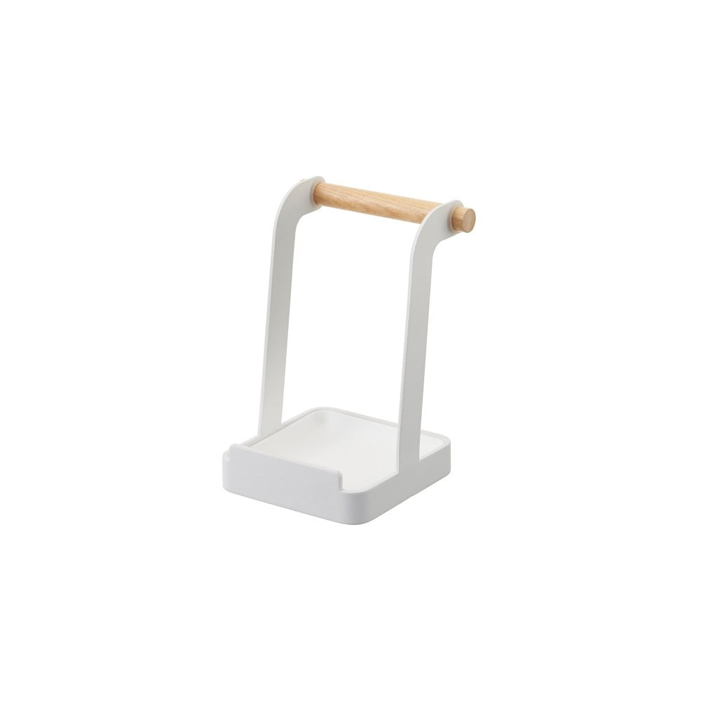 Biely stojan na pokrievku a varešku YAMAZAKI Tosca