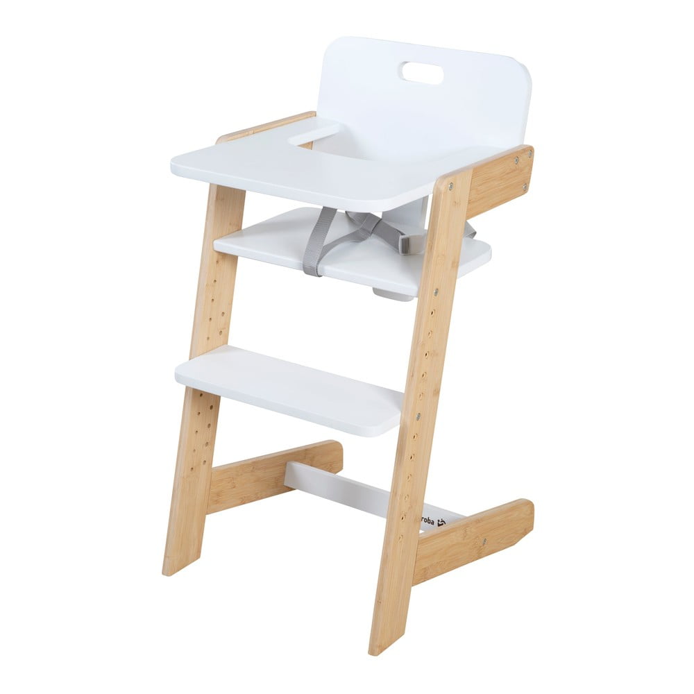 Biela jedálenská stolička Nature UP – Roba