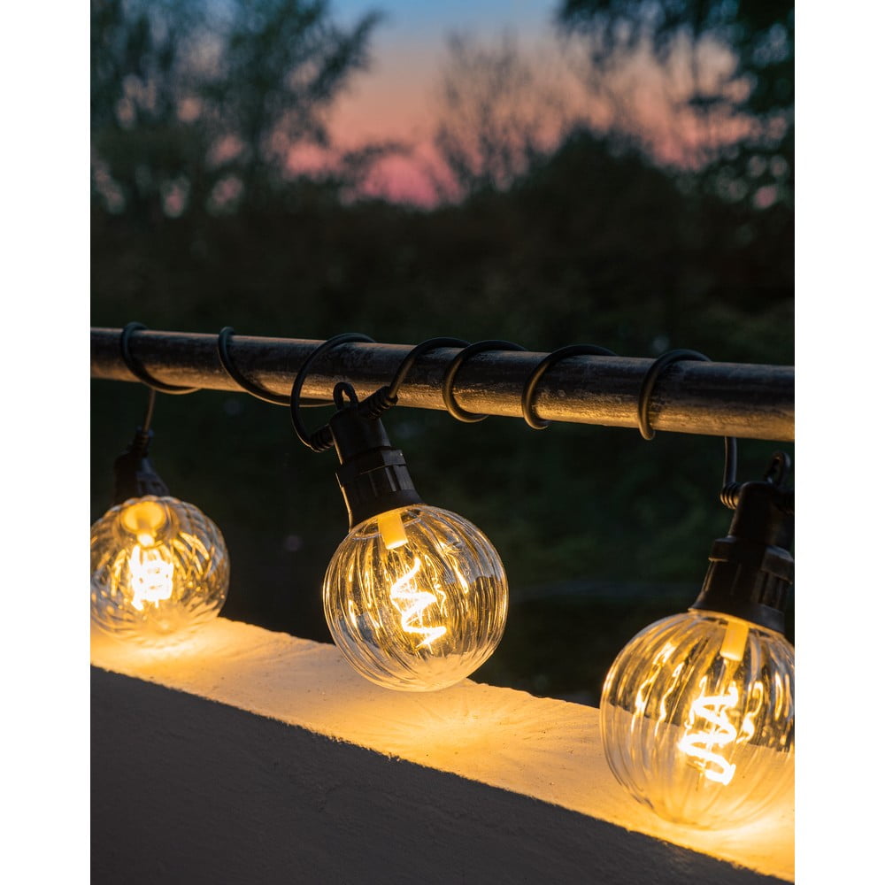 Svetelná reťaz počet žiaroviek 10 ks dĺžka 300 cm Luke – Sirius