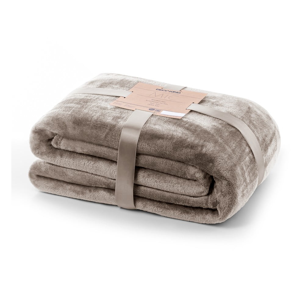 Hnedý pléd DecoKing Mic