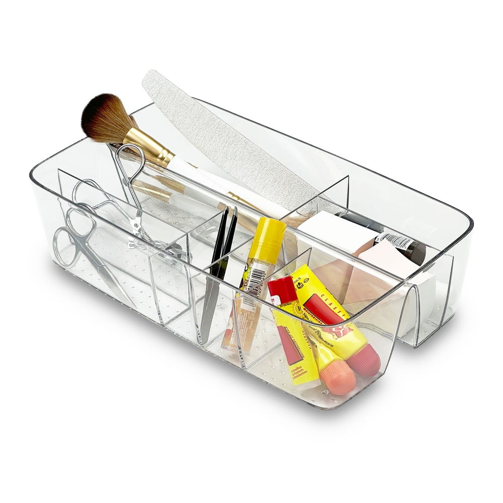 Plastový kúpeľňový organizér na kozmetiku – Addis