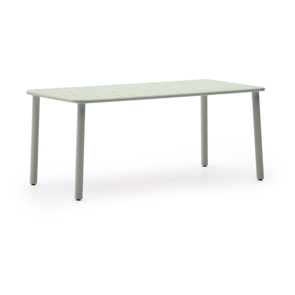 Oceľový záhradný jedálenský stôl 90x180 cm Brai – Kave Home