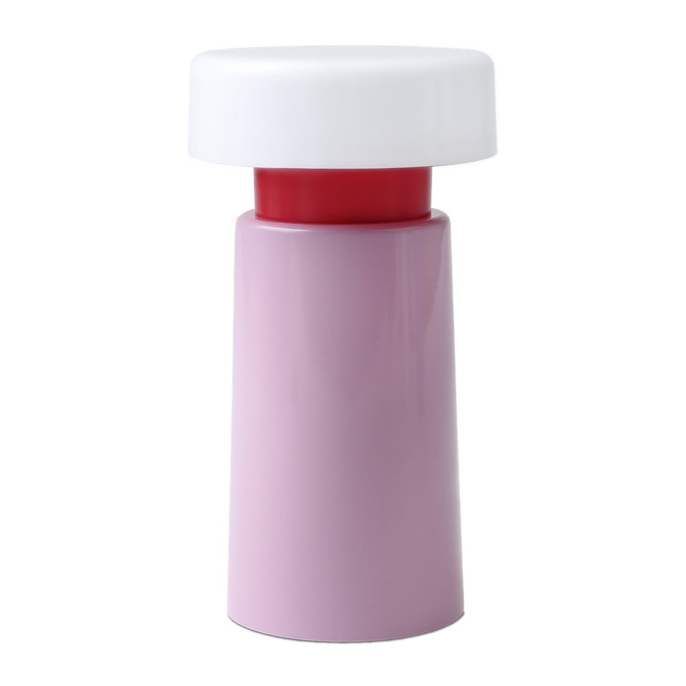 Ružová LED stmievateľná stolová lampa (výška 17