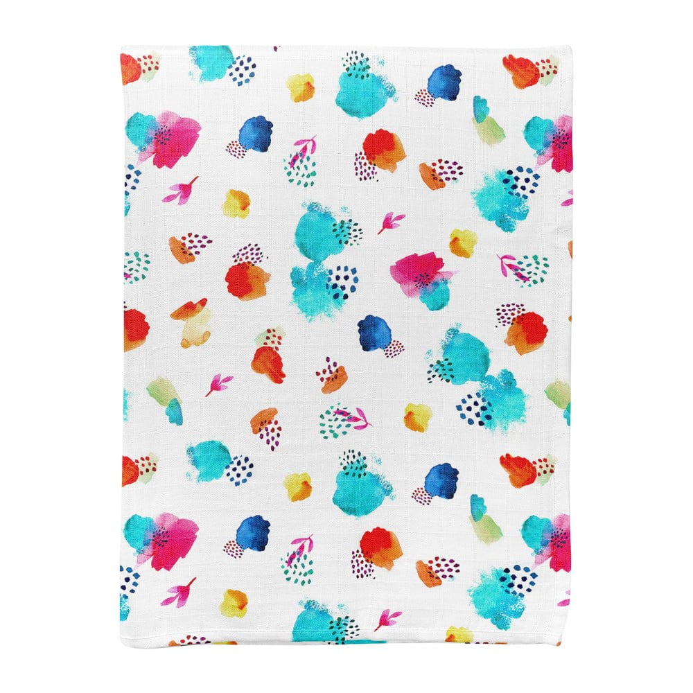 Biela mušelínová detská deka 75x100 cm Summer – Mijolnir