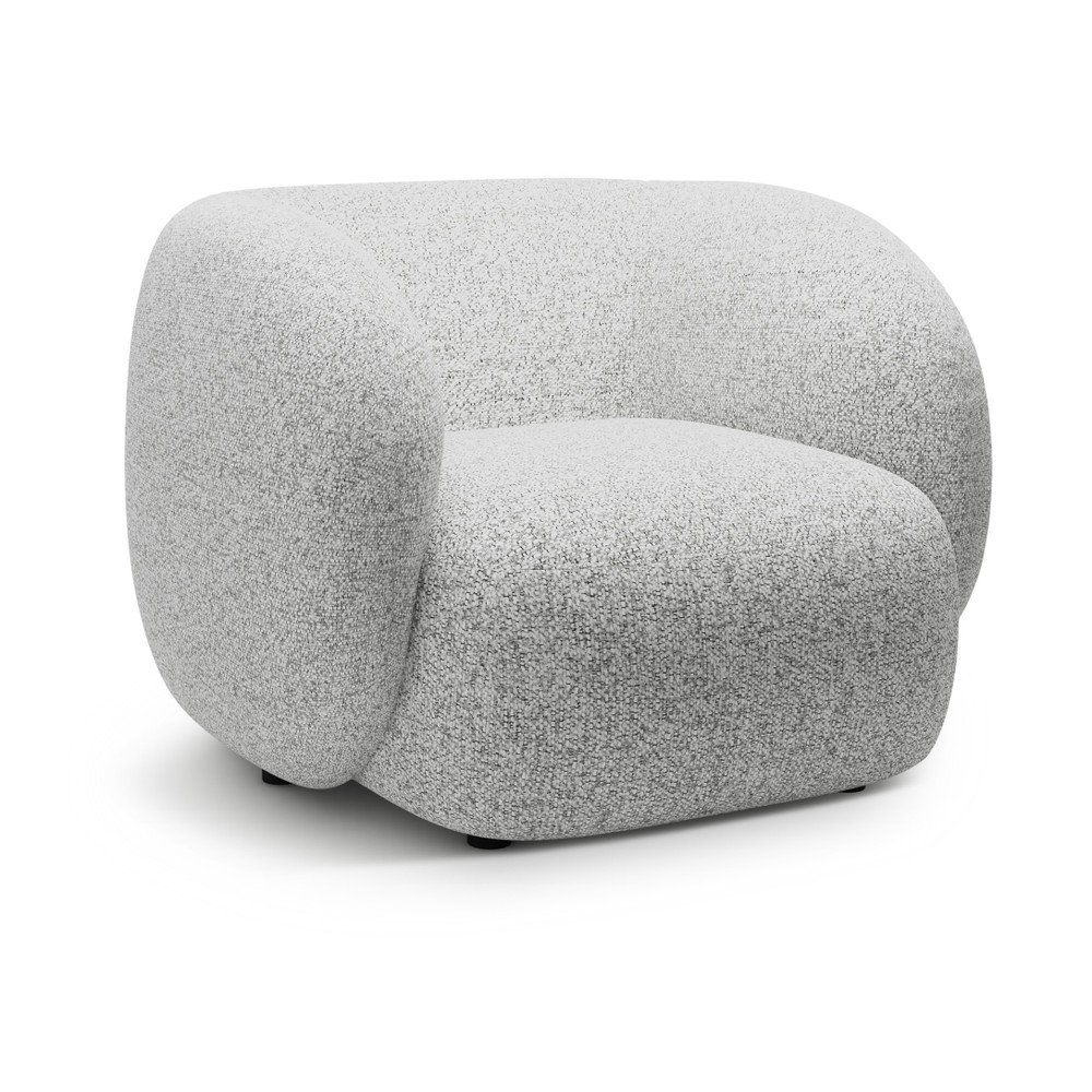 Svetlosivé kreslo Kate – Micadoni