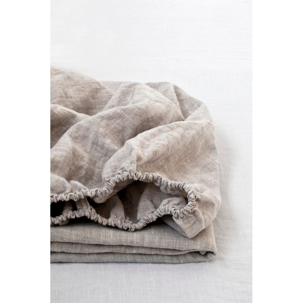 Prírodná ľanová elastická plachta Linen Tales