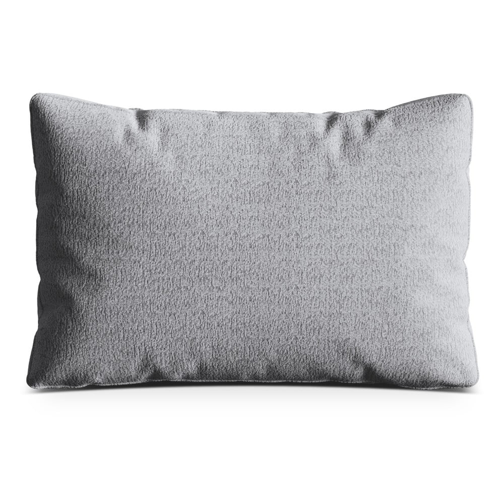 Svetlosivý vankúš na gauč z textílie buklé Kemi – Cosmopolitan Design