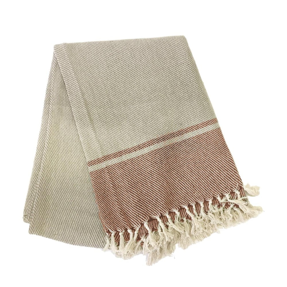 Béžovo-ružový bavlnený obrus Tiseco Home Studio
