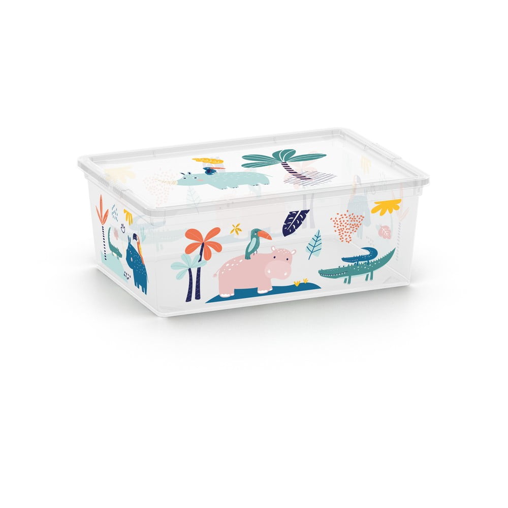 Biely plastový detský úložný box 37x26x15 cm C Box Style – KIS