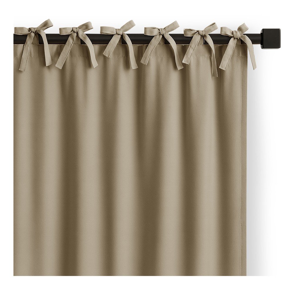 Béžový dimout záves 140x250 cm Carli Tie – Restilo