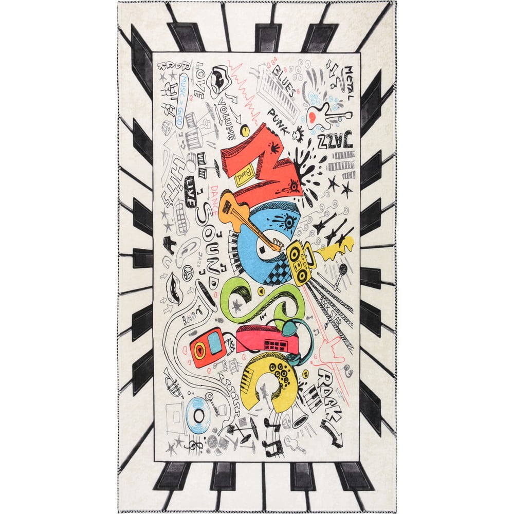 Prateľný detský koberec 120x180 cm Musical – Vitaus
