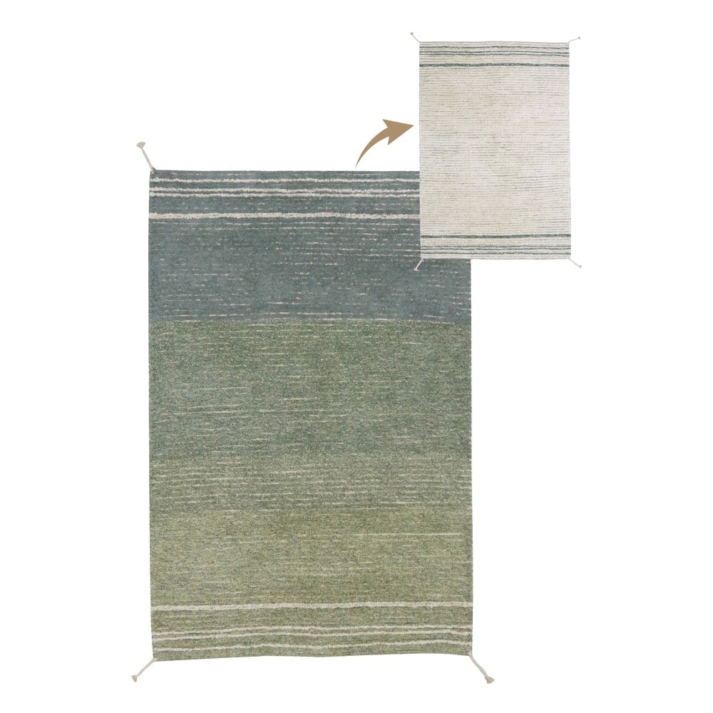 Zeleno-modrý bavlnený koberec 170x240 cm Twin Vintage – Lorena Canals