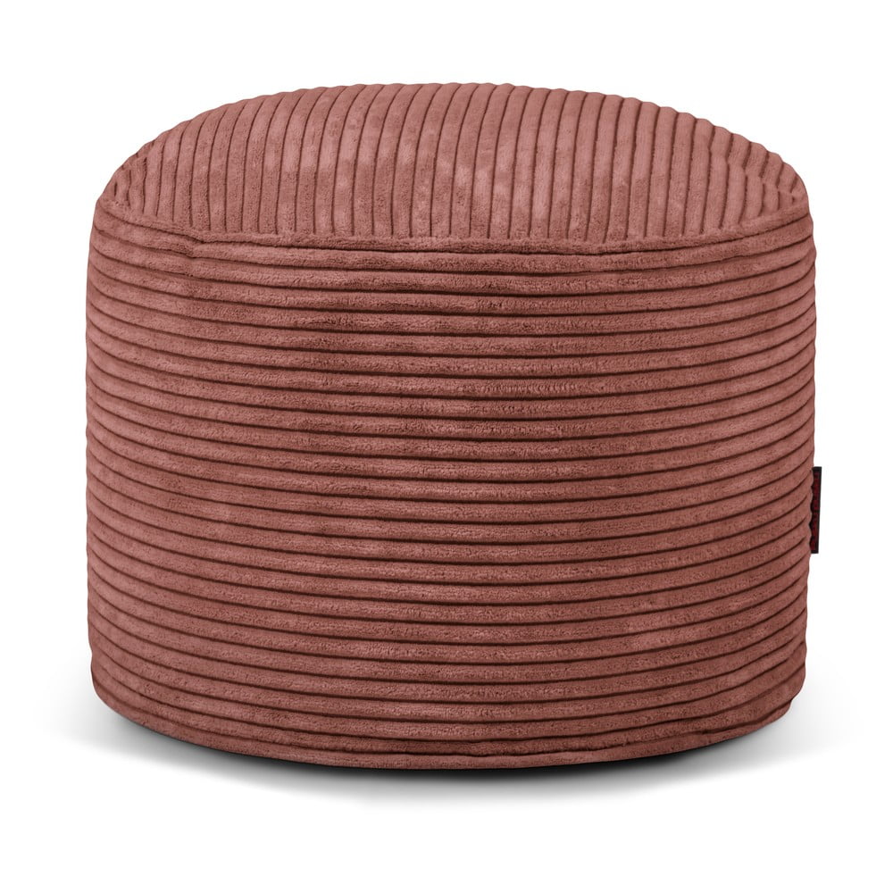 Menčestrový sedací vak v tehlovej farbe Mini – SLOWDOWN