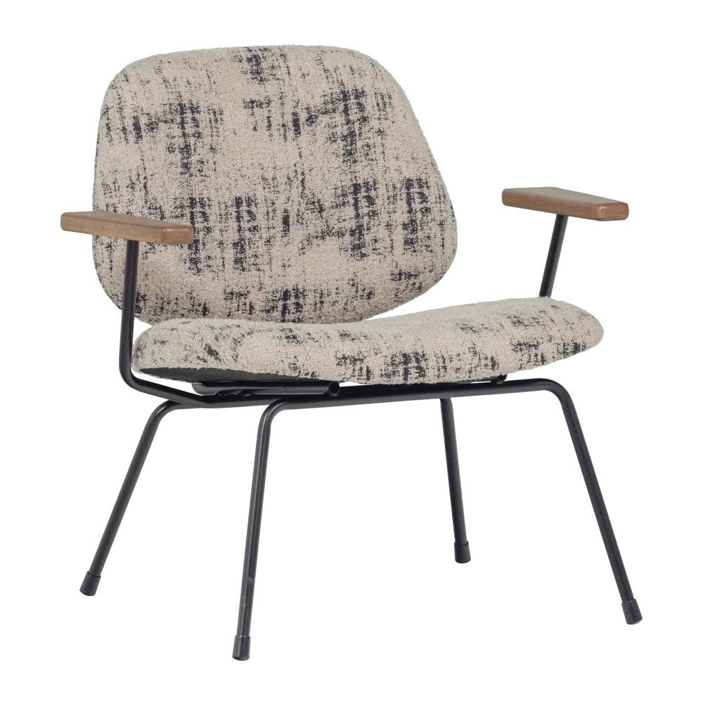 Béžové ženilkové kreslo Aure – WOOOD