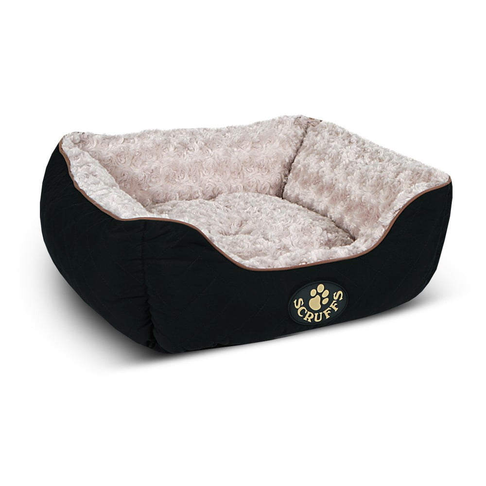 Čierny plyšový pelech pre psa 50x60 cm Scruffs Wilton M – Plaček Pet Products