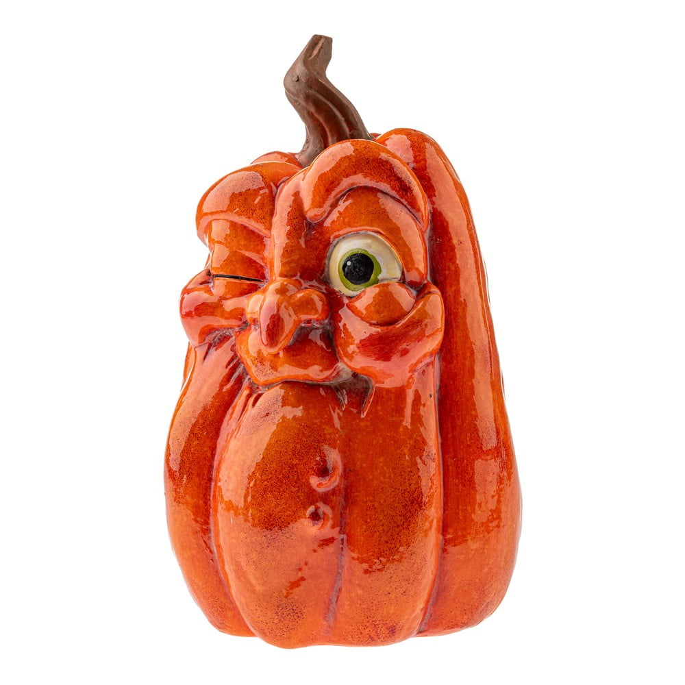 Keramický svietnik s halloweenským motívom Pumpkin – Dakls