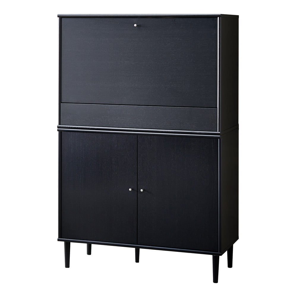 Čierna vinotéka v dekore jaseňa 89x136 cm Mistral - Hammel Furniture